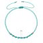 Textilné Miyuki náramok tyrkys 13037.3 turquoise