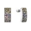 Strieborné visiace náušnice so Swarovski kryštálmi mesačné 31303.3 moonlight