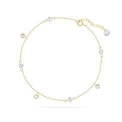 Retiazka na nohu zlatá so Swarovski Elements Kalo BAG20385000C