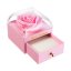 Darčeková krabička kvetina KR0006 ružová