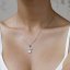 Stříbrný náhrdelník anděl se Swarovski krystaly bílý 32077.1 Krystal