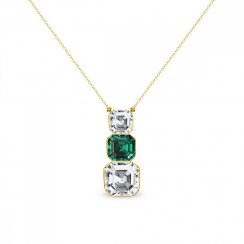 Náhrdelník zelený se Swarovski Elements Imperial NTG44803CEM Emerald