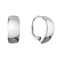 Strieborné náušnice kruhy 61070