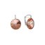 Náušnice růžovo oranžové Rivoli se Swarovski Elements Sweet Candy K112212VR Vintage Rose 12 mm