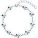 Náramek Rivoli se Swarovski Elements  Krystal AB 8 mm