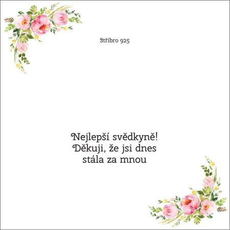 Nejlepší svědkyně! Děkuji, že jsi dnes stála za mnou - OB42