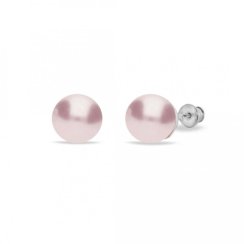 Náušnice so Swarovski Elements Classic Pearl K581810R Rose 10 mm