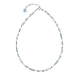 Náhrdelník modrý so Swarovski Elements Clematis N58105328WAQ Aqua