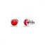 Náušnice červené se Swarovski Elements Tiny Bonbon Studs KR1122SS29LSI Light Siam 6 mm