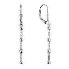 Stříbrné náušnice visací dlouhé 11698.1