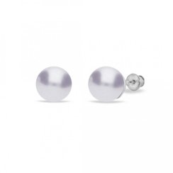 Náušnice se Swarovski Elements Classic Pearl K581810LAV Lavender 10 mm