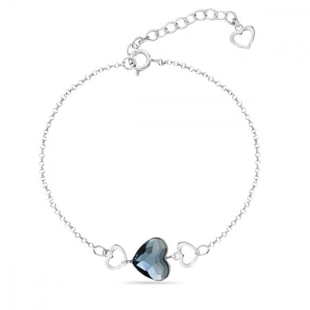 Náramek modrý se Swarovski Elements Soul BS280810DB Denim Blue