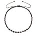 Textilné Miyuki náramok čierny onyx 13037.3 black