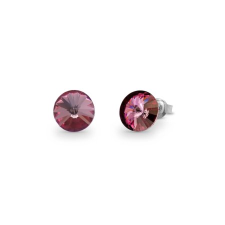 Náušnice Rivoli sa Swarovski Elements Sweet Candy Studs K1122SS39AP starožitné pink 8 mm