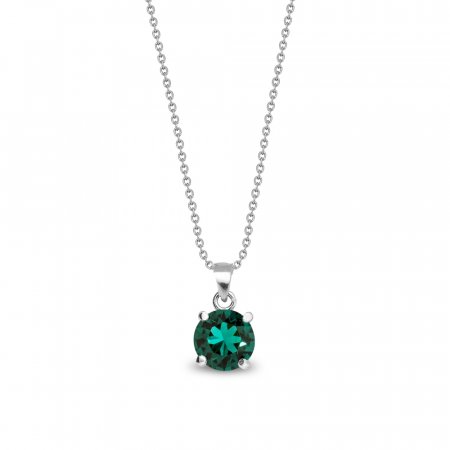 Náhrdelník zelený so Swarovski Elements Ronda NP1088SS39EM Emerald