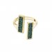 Prsten zelený se Swarovski Elements Glow PGFMP1EM Emerald