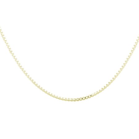 Pozlacený stříbrný řetízek "KOSTKA" 30014