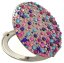 Kosmetické kapesní zrcátko se Swarovski Elements Corals VI Lila