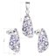 Sada šperků s krystaly Swarovski náušnice a přívěsek fialový 39167.3 Violet