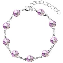 Náramok Rivoli so Swarovski Elements Vitrail Light 8 mm