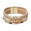 Náramek béžový textilní široký 53010.3 beige