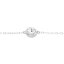 Strieborný náramok číry so Swarovski Elements Krystal