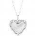 Stříbrný náhrdelník se Swarovski Elements srdce Krystal