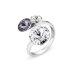 Prsten se Swarovski Elements Lollipop P11223CSN Silver Night