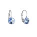Náušnice Rivoli so Swarovski Elements Light Sapphire 8 mm