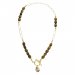 Stříbrný pozlacený náhrdelník zlaté barvy Sassolino NG6433GS10TO Golden Shadow