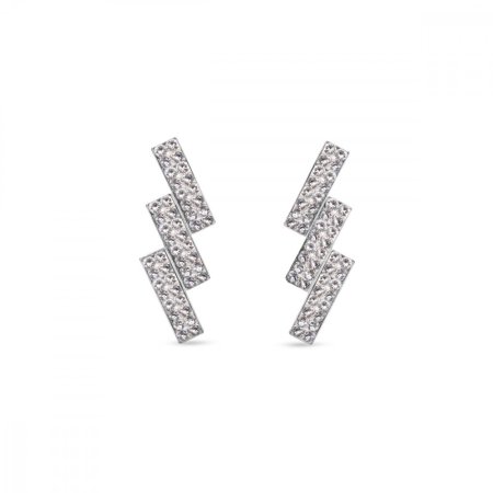 Náušnice číre so Swarovski Elements Moonlight KFMP3CC Krystal