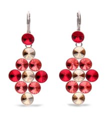 Náušnice so Swarovski Elements padparadscha