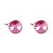 Náušnice Rivoli so Swarovski Elements Light Rose 8 mm