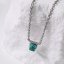 Náhrdelník s tyrkysem 42039.3 ocel