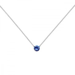 Náhrdelník modrý so Swarovski Elements Dotty N1088PP31CB Capri Blue