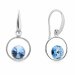 Náušnice modré se Swarovski Elements Fame KWOM1122SS29LS Light Sapphire