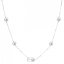 Perlový náhrdelník z pravých riečnych perál biely 22015.1