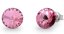Náušnice svetlo ružové Rivoli so Swarovski Elements Sweet Candy Studs K1122SS39LR light rose 8 mm