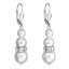 Náušnice so Swarovski Elements 31150.1 biela perla