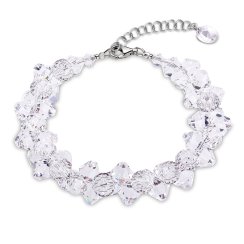 Náramek se Swarovski Elements Bicone BE63015301C