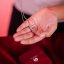 Stříbrný náhrdelník s krystaly Swarovski bílé srdce 32032.1 Krystal