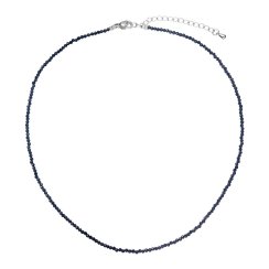 Náhrdelník s blue sandstone kamene 42012.3 oceľ