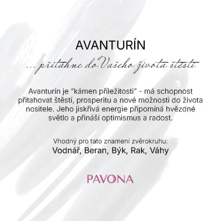 Náramok s minerálnymi kameňmi avanturín 43056.3