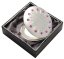 Kosmetické kapesní zrcátko se Swarovski Elements sun fuchsia EL-01.12