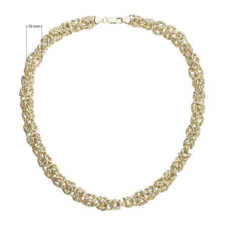 Masívny náhrdelník pozlátený 72094