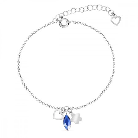 Náramok modrý so Swarovski Elements Serenity BMIX2201SA Sapphire