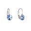 Náušnice Rivoli se Swarovski Elements Light Sapphire 8 mm