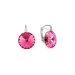 Náušnice ružové Rivoli sa Swarovski Elements Sweet Candy K112212R Rose 12 mm