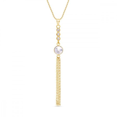 Náhrdelník číry sa Swarovski Elements Ballena NCG1122SS29C Krystal