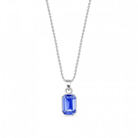 Náhrdelník modrý se Swarovski Elements Royal N26028SA Sapphire